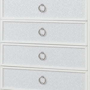 Abigale - 5 Drawer Chest With LED Lighting - White