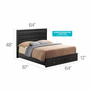 Elegant Storage Bed For Cozy Spaces