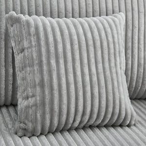 Modern Chaise Sofa With Adjustable Backrest, Cup Holders, Phone Holder & Storage Compartments For Living Room