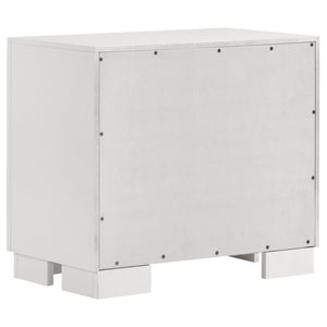 Copper - 2 Drawer Rectangular Nightstand