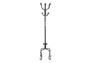 Coat Rack, Hall Tree, Free Standing, 8 Hooks, Entryway, Transitional - Black - Best Buy Furniture