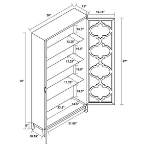Leslie - 2 Door Cabinet - White