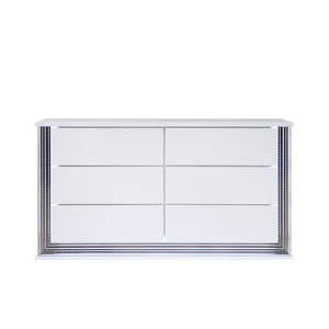 Moon - 5 Pieces Bedroom Set With LED Accent