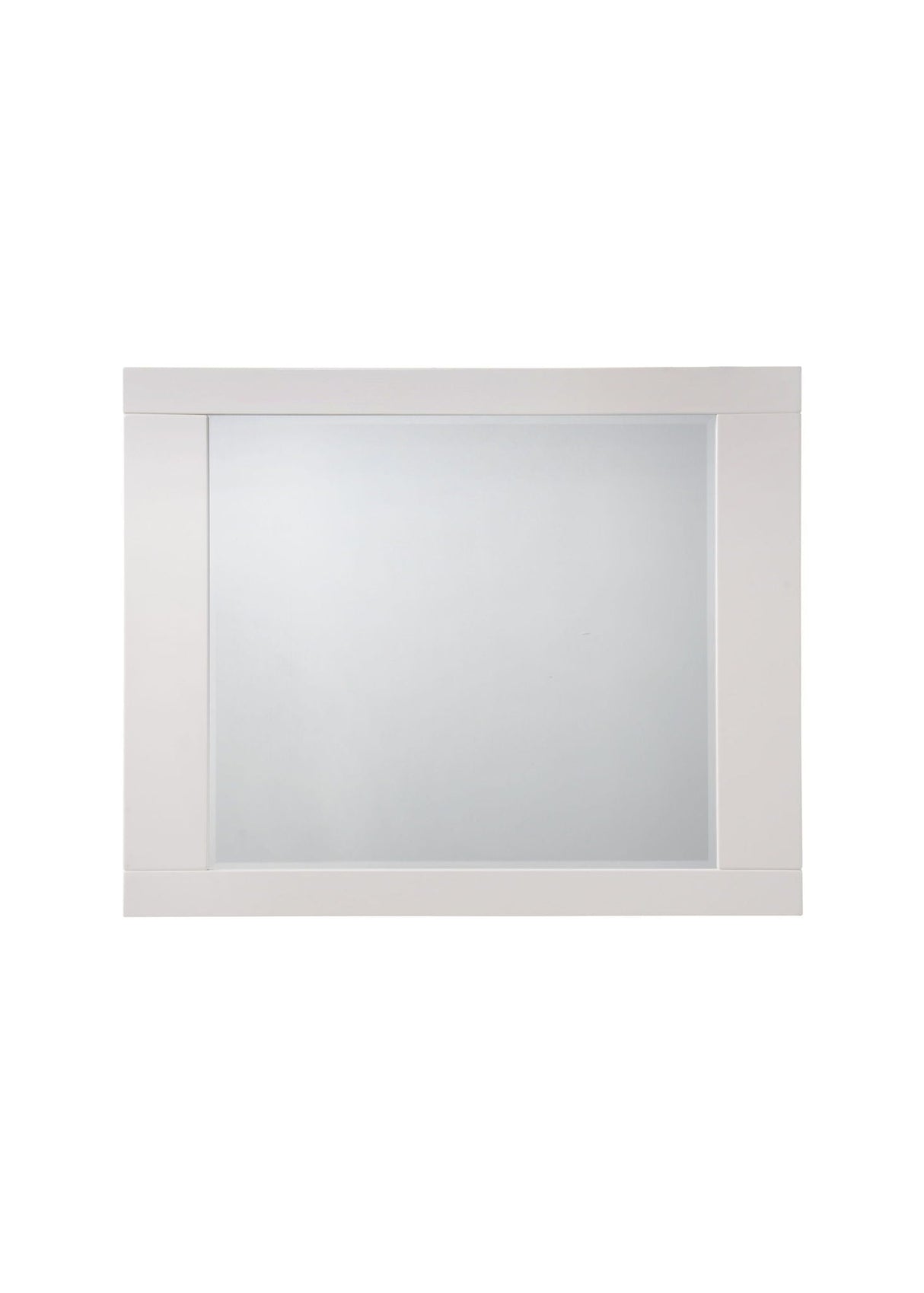 Naima II - High Gloss Mirror - White - Best Buy Furniture