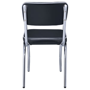 Open Back Upholstered Side Chairs (Set of 2)