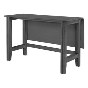 TOPMAX Farmhouse Wood Extendable Dining Table with Drop Leaf