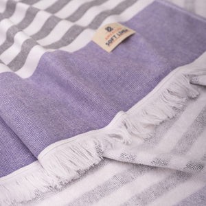 4 Packed Terry Peshtemal and Premium Beach Towel, Mediterranean Cotton Turkish Peshtemals, 35" x 60",  Modern & Traditional Turkish Bath Towels