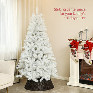 HOMCOM 6ft Tall Artificial Christmas Tree