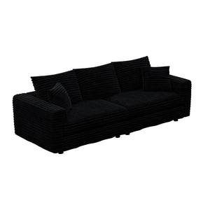 4 Seat Sofa, Modern Comfy Upholstered Sofa Cloud Couch, Deep Seat Couches With Soft Pillows