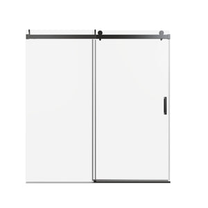 Frameless Sliding Shower Door With Soft- Close, 3 / 8" Tempered Glass