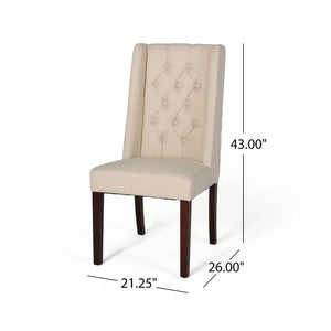 Sophisticated Tufted Dining Chair With High Back Design - Best Buy Furniture