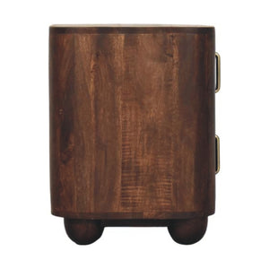 Solid Wood Marlowe Fluted Nightstand