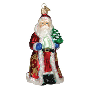Glistening Golden Santa