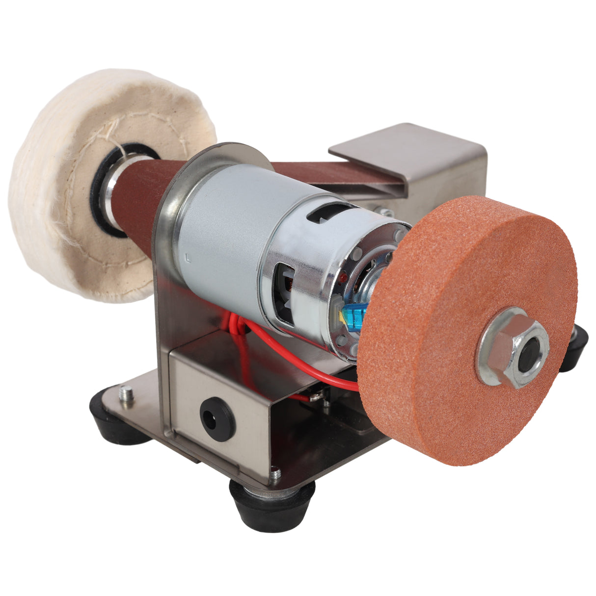 Mini Belt Sander, Electric Small Sander with 7 Adjustable Speeds