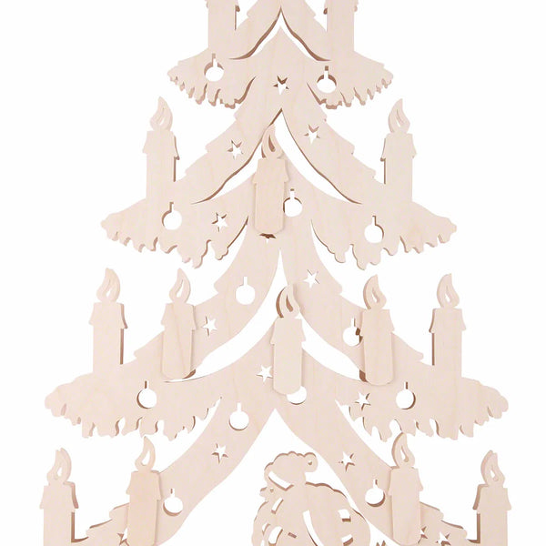 Lighted Arch (Schwibbogen) - Tree - Santa under the Tree