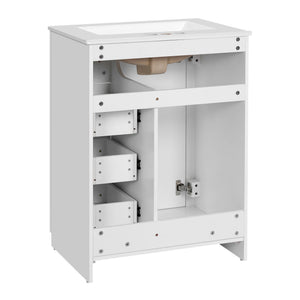 Modern Bathroom Vanity With 1 Door And 3 Drawers