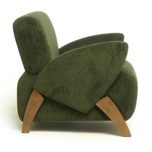 Velvet Fabric Decorative Lounge Chair
