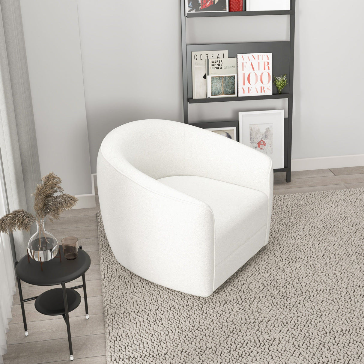 Elise - Mid-Century Modern Swivel Chair
