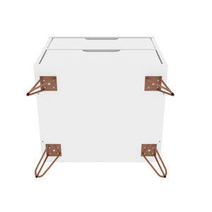 Rockefeller - Nightstand With 2 Drawers - White