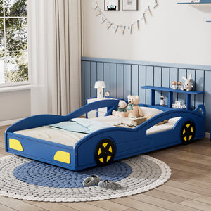 Race Car Platform Bed & Wheels