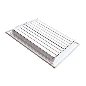 Adjustable Single Deflection Aluminum HVAC Vent Cover