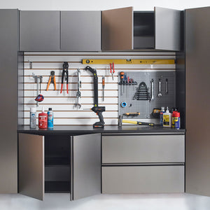 Nova Series - Wall Mounted Garage Cabinet - Dark Gray