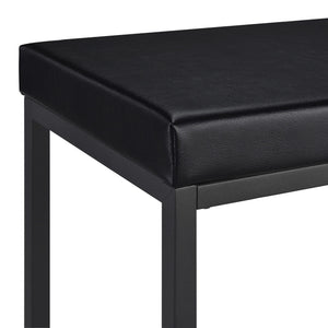 Klekner - 4 Piece Counter Height Table Set With Nesting Tables And Backless Stools - Charcoal