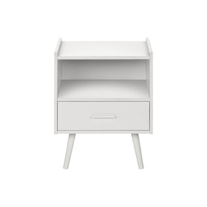 Modern Accent Table With Storage Drawer