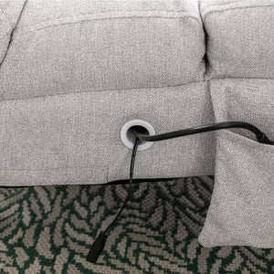 Massage Chaise Lounge Indoor With Remote Control, Ergonomic Electric Massage Lounger
