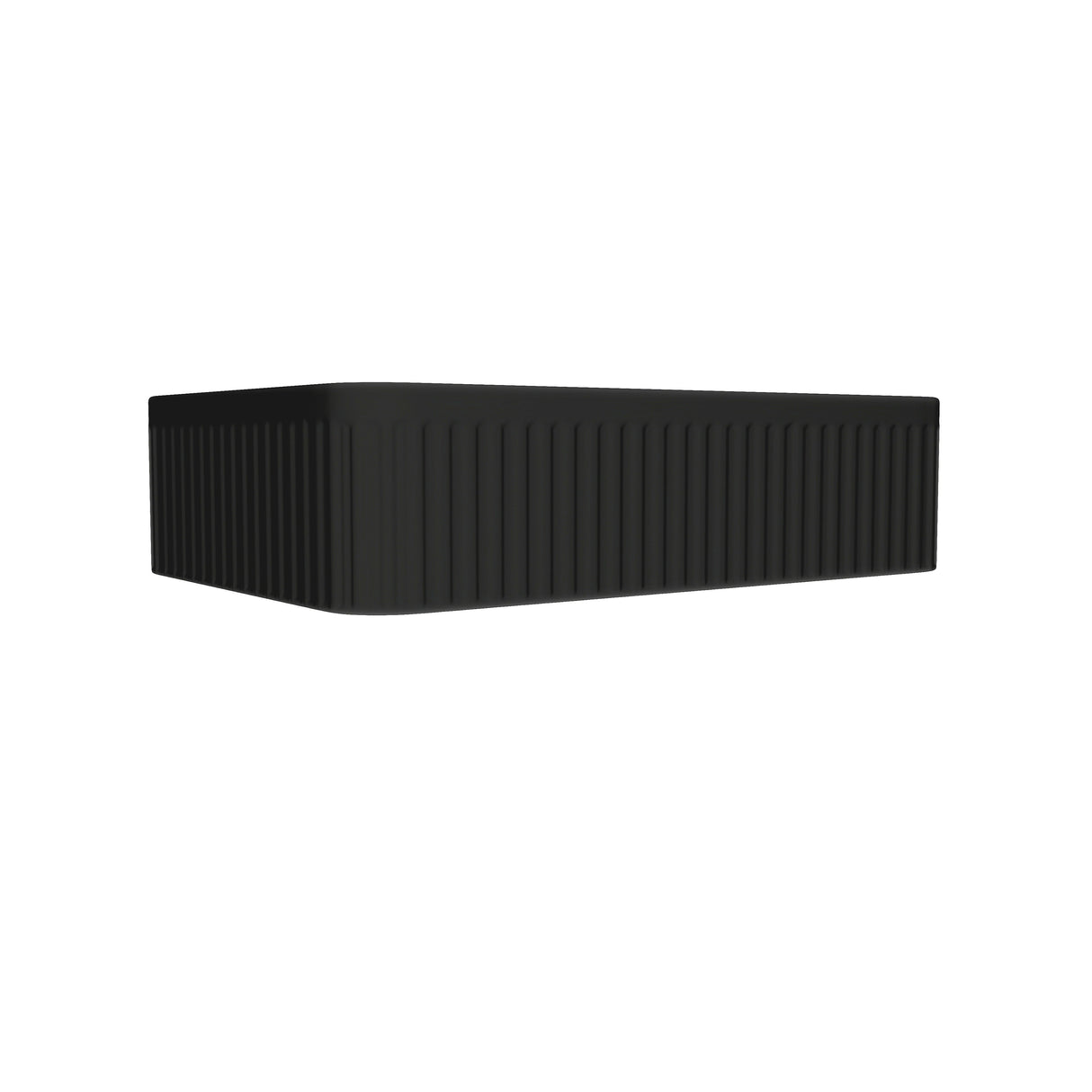 BB17 Integrated Black Ceramic Bathroom Vanity Sink