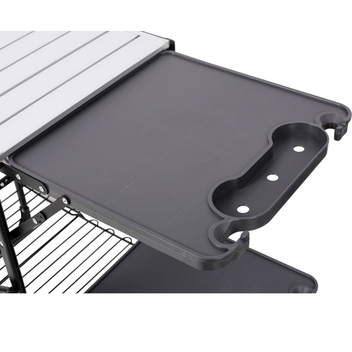 Folding Camping Kitchen Table - Portable Outdoor Cooking Station