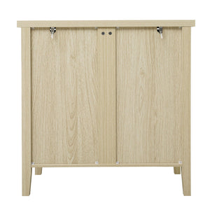 3 Drawer Cabinet - Natural Wood Finish
