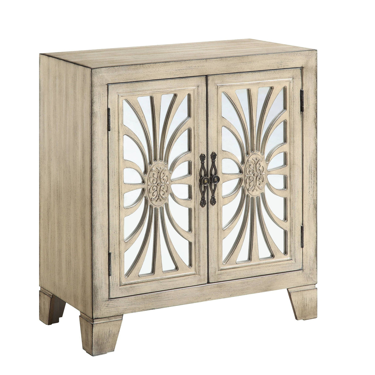 Nalani - Console Cabinet - Antique White - Best Buy Furniture