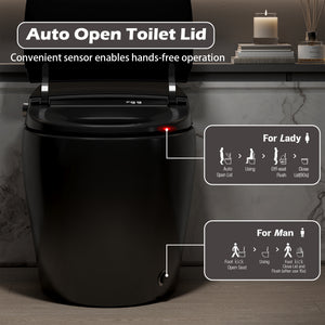 Smart Toilet with Bidet Built-In, Heated Seat, and Advanced Features