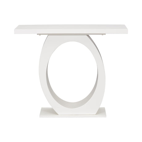 Console Table With Oval Base And Reinforced Bottom Plate - Best Buy Furniture