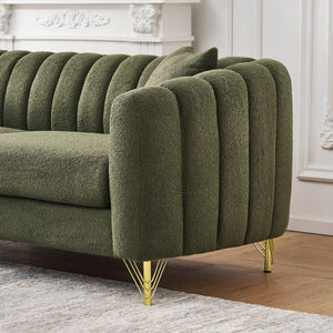 Oversized Sofa, Deep Tufted Couch