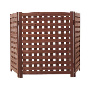 3 Panel Outdoor Air Conditioner Fence Screen