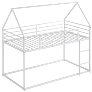 House Bunk Bed With Built In Ladder