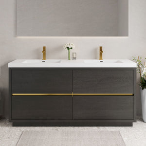 Bathin Freestanding Bathroom Vanity With Double Sinks