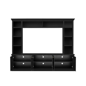 All-In-One TV Stand With Bookcase For TVs Up To 70"