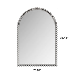 Vintage Iron Art Arch Mirror, Wall Hanging Or Table Display