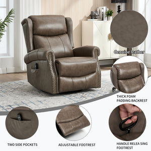 Heat Massage Manual Recliner Chair