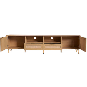 TV Stand, Media Console With Cable Management