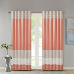 Polyoni Pintuck Curtain Panel (Only 1 Pc Panel)