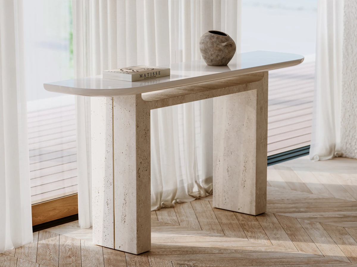 Overlap Open Console Table