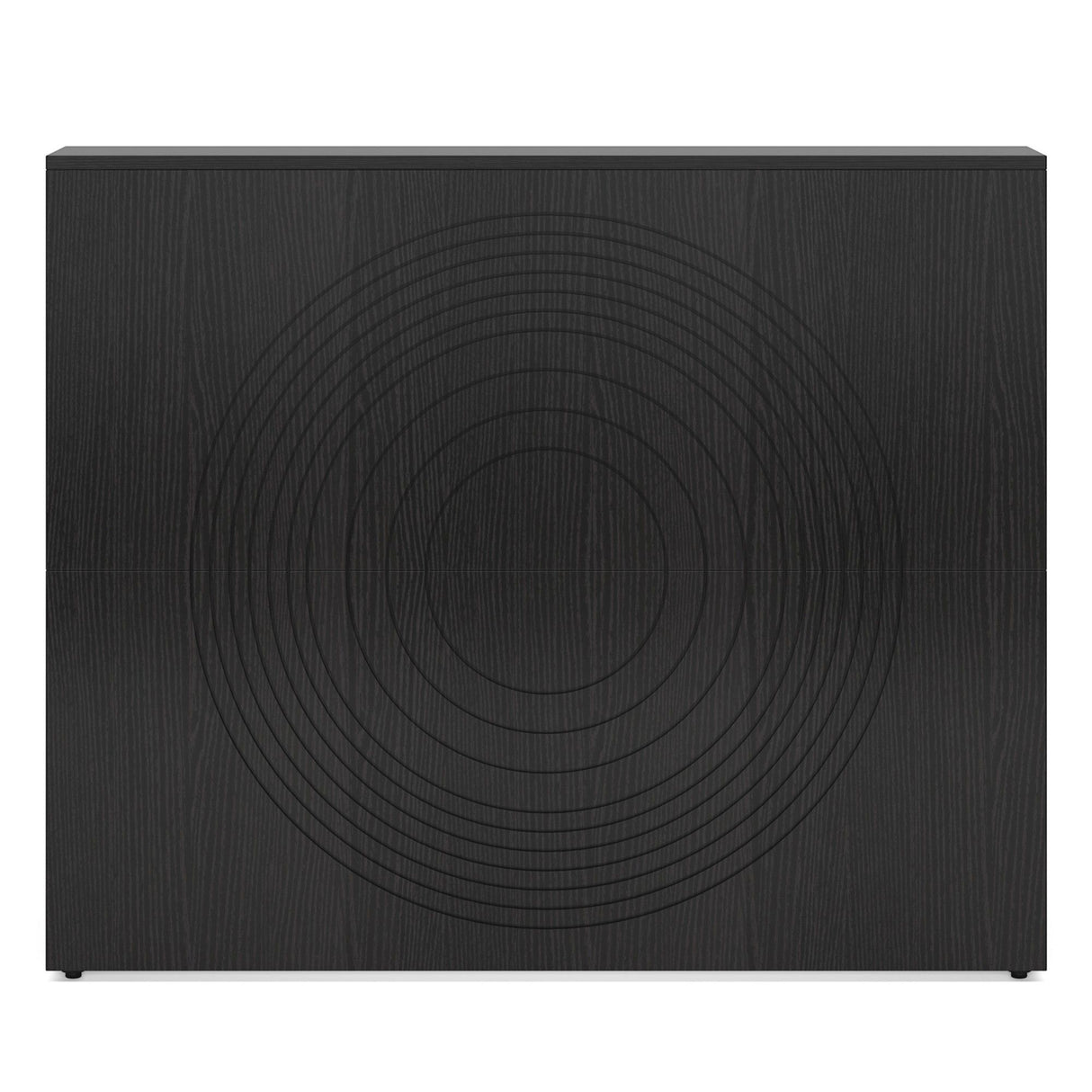 Modern Reception Desk, Front Desk Table With Cable Grommet & Privacy Panels