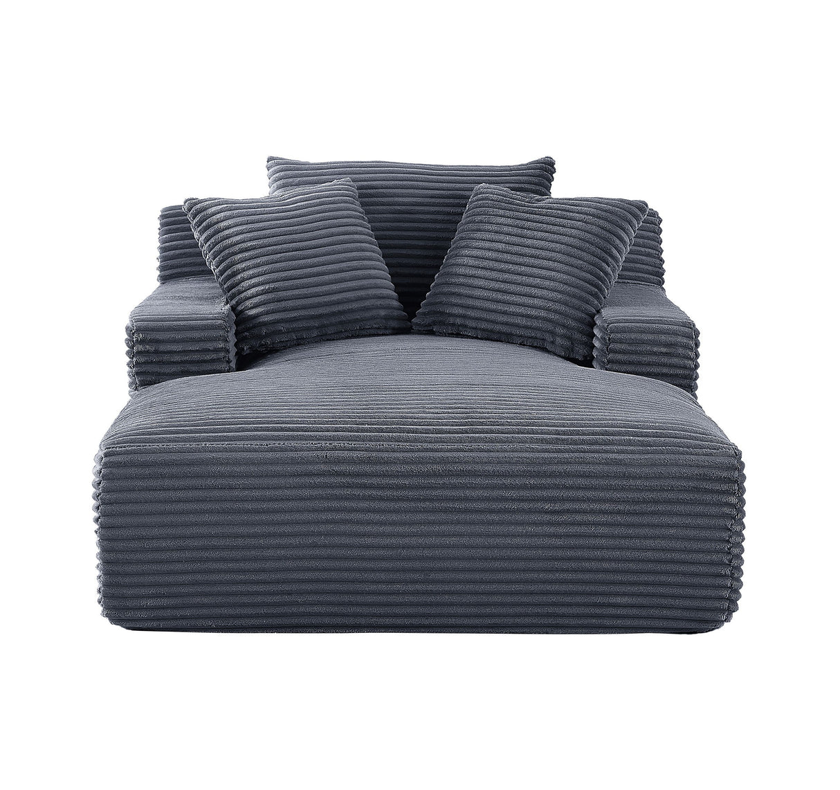 Cloudline - Oversized Chaise Lounge, Modern Comfy Couch With Full Foam Cushioning, Cozy Sleeper Sofabed