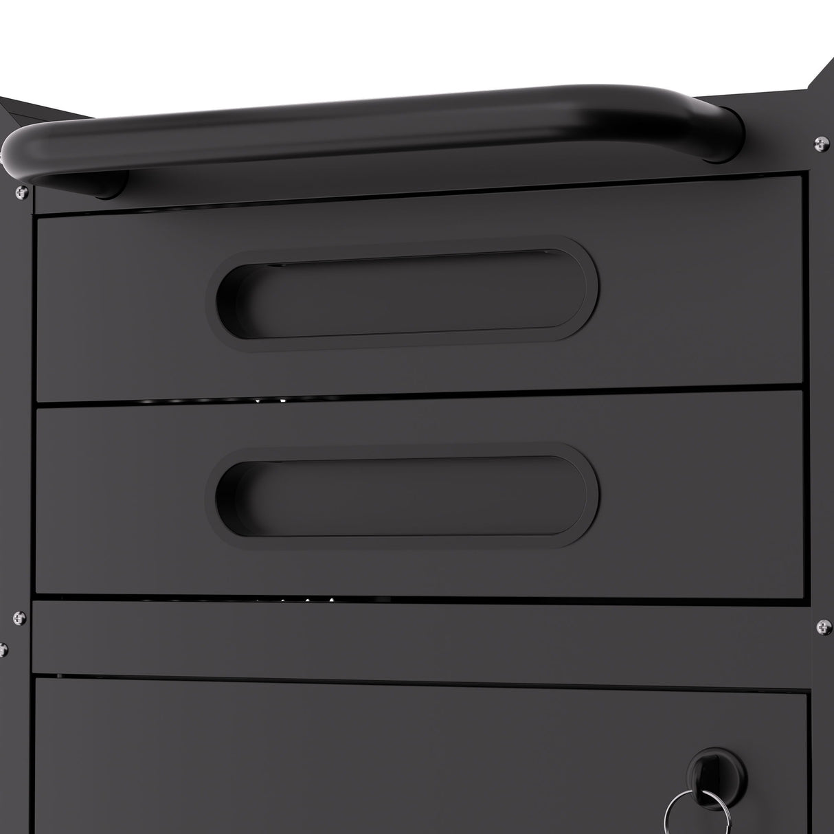 Rolling Tool Cabinet Heavy Duty Garage Storage With Lockable Doors & Drawers