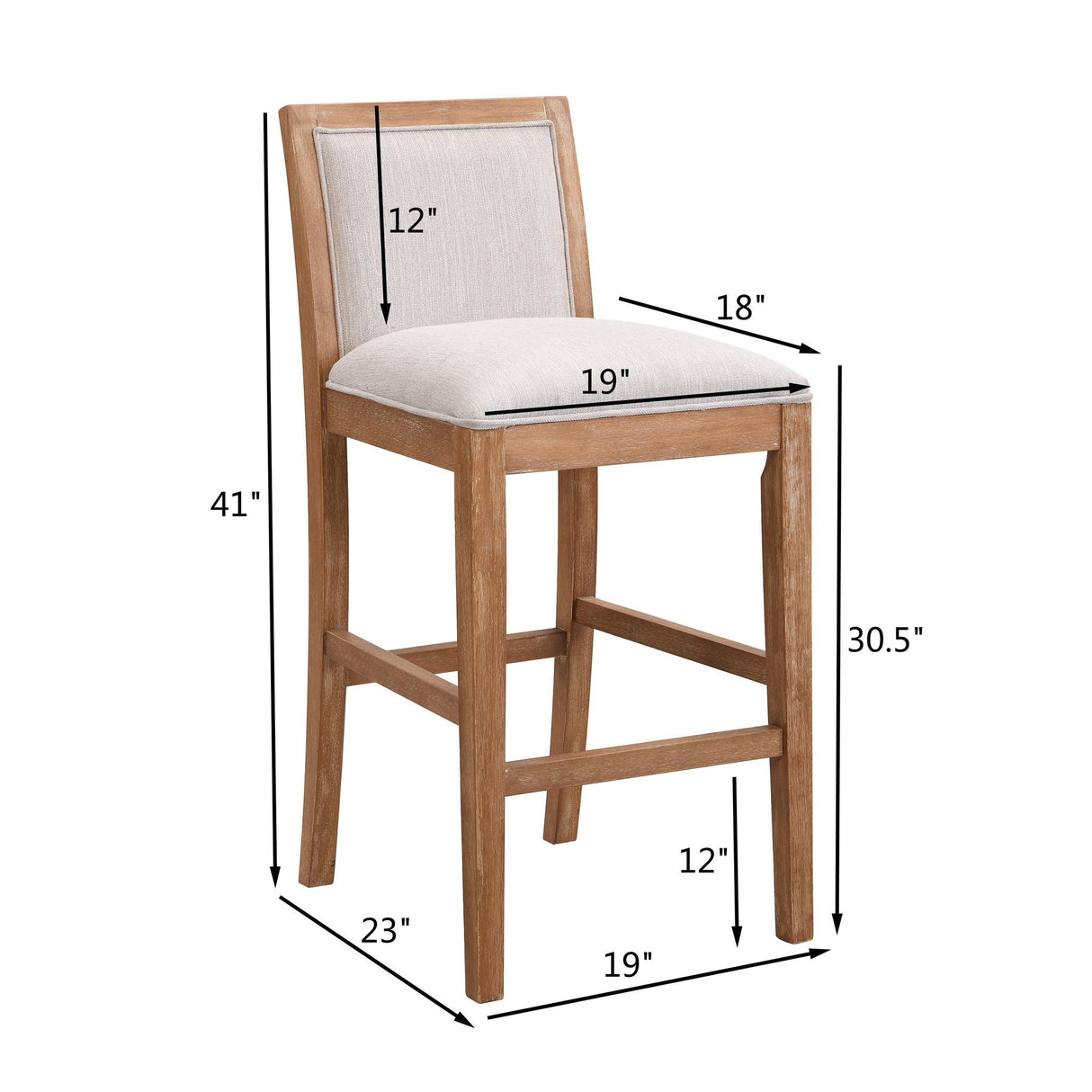 Upholstered Barstools (Set of 2) - Best Buy Furniture