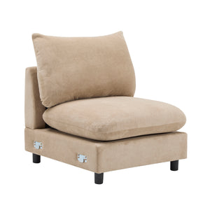 Oversize 5-Piece L Shaped Modular Sectional Sofa